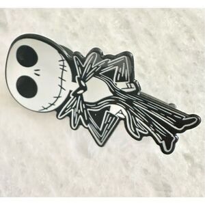 Disney Jack Skellington Halloween black and white ghost hair claw